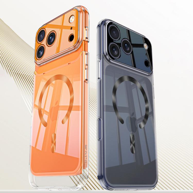 For iPhone 17 Pro Max GKK Phantom CD Pattern Magnetic MagSafe Transparent Phone Case