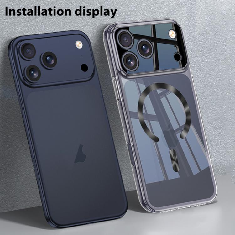For iPhone 17 Pro Max GKK Phantom CD Pattern Magnetic MagSafe Transparent Phone Case
