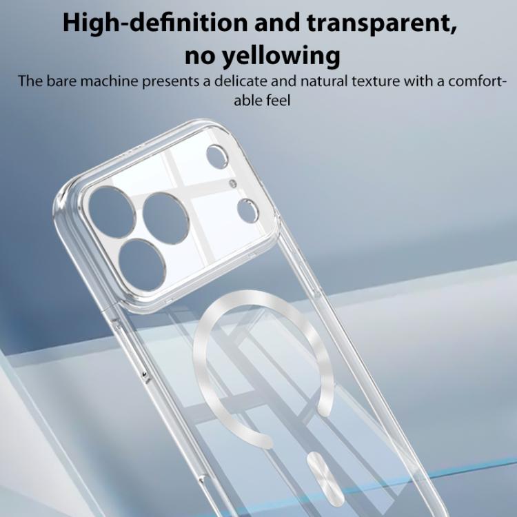 For iPhone 17 Pro GKK Phantom CD Pattern Magnetic MagSafe Transparent Phone Case