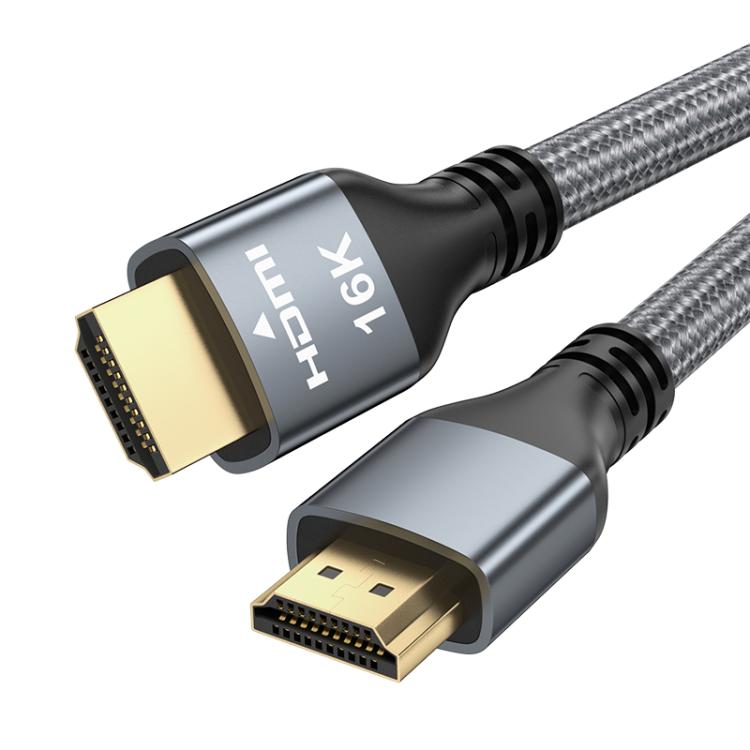 16K 60Hz 96Gbps HDMI 2.2 Ultra HD Video Adapter Cable for Connecting Desktop Computer Monitor, Length:2m