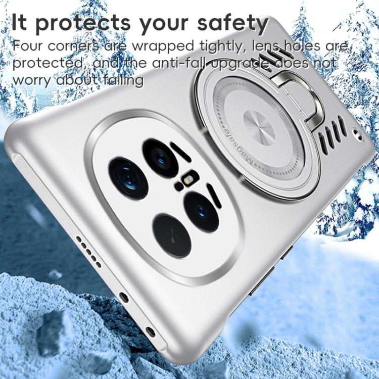 For Honor Magic8 Pro Ice Sense Series Graphene Cooling MagSafe Holder Phone Case