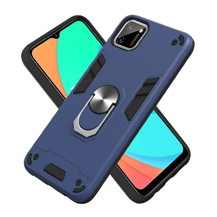 For OPPO Realme C11 Armour Series PC + TPU Protective Case with Ring Holder