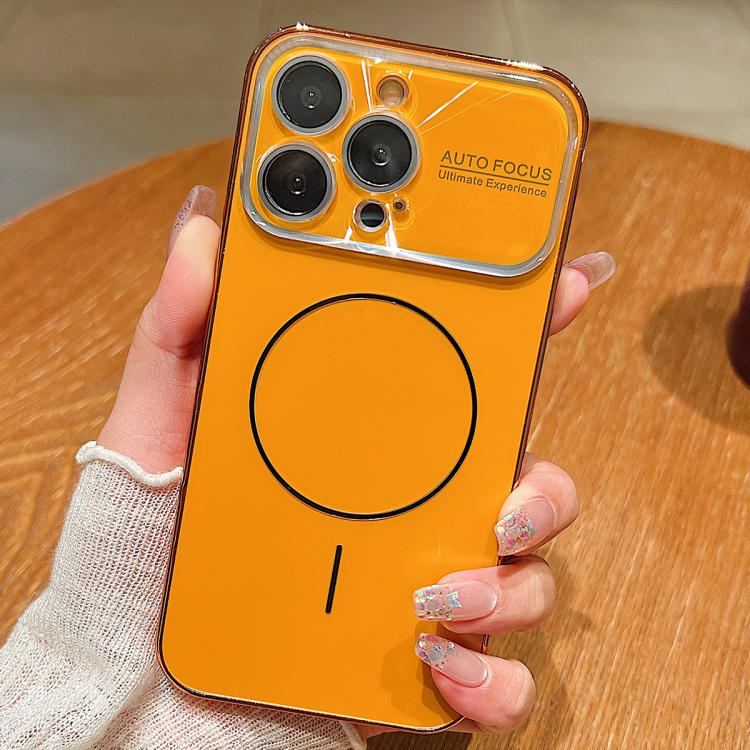 For iPhone 12 Pro Laser Large Hole Camera Frame Fine Ring Magsafe Phone Case