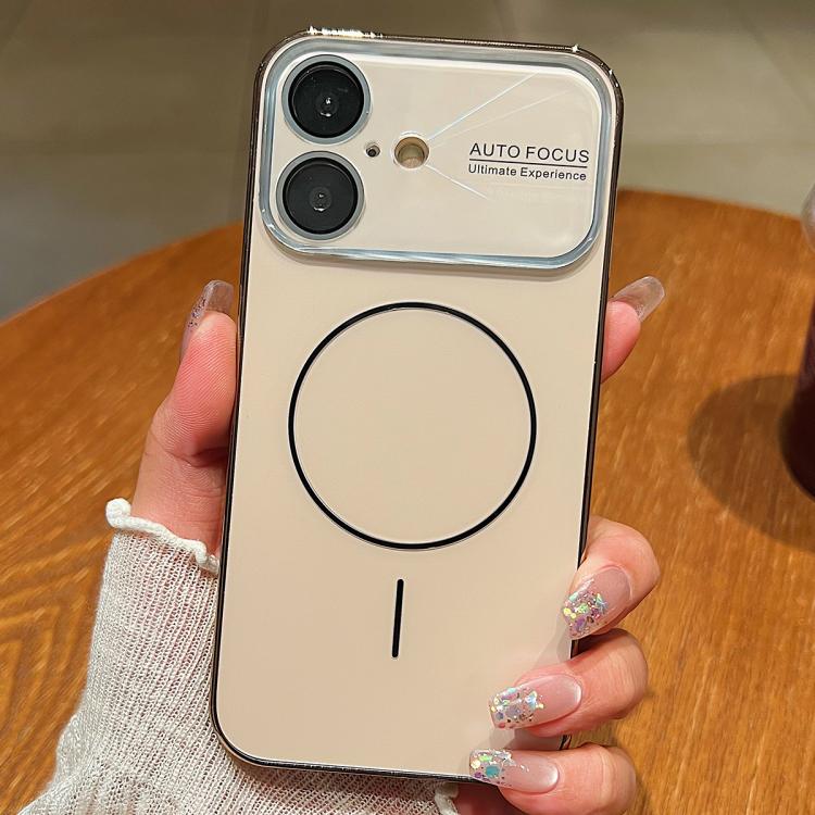 For iPhone 17 Laser Large Hole Camera Frame Fine Ring Magsafe Phone Case