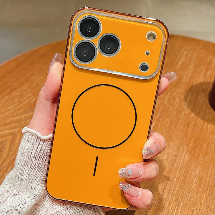 For iPhone 17 Pro Laser Large Hole Camera Frame Fine Ring Magsafe Phone Case