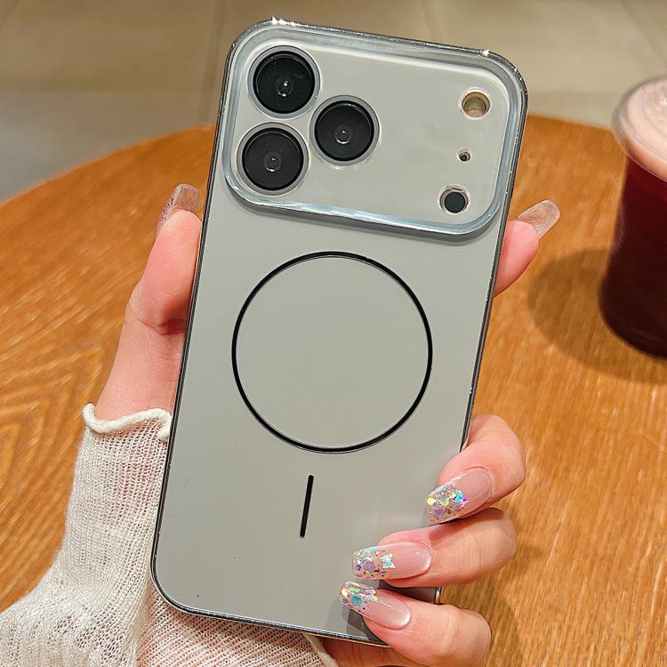 For iPhone 17 Pro Max Laser Large Hole Camera Frame Fine Ring Magsafe Phone Case