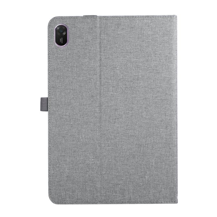 For Huawei MatePad 11.5 S 2025 Fabric Texture Horizontal Flip Leather Tablet Case with Hand Strap