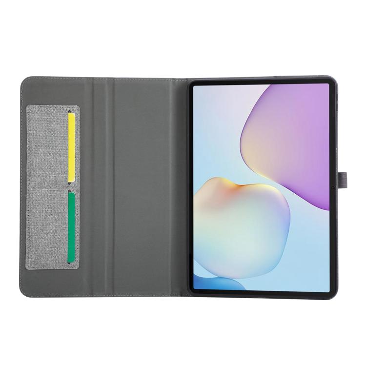 For Huawei MatePad 11.5 S 2025 Fabric Texture Horizontal Flip Leather Tablet Case with Hand Strap