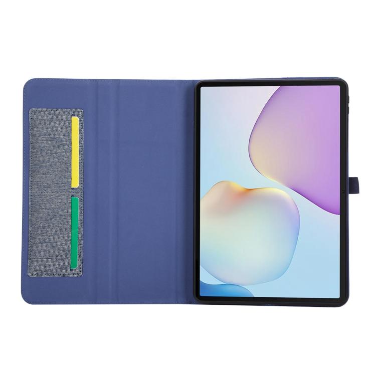 For Huawei MatePad 11.5 S 2025 Fabric Texture Horizontal Flip Leather Tablet Case with Hand Strap