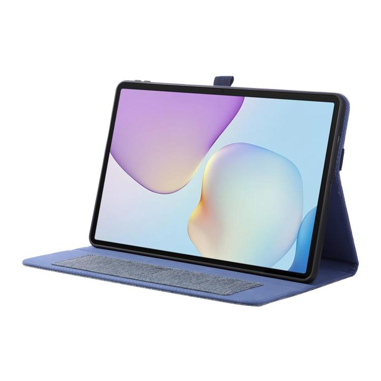 For Huawei MatePad 11.5 S 2025 Fabric Texture Horizontal Flip Leather Tablet Case with Hand Strap