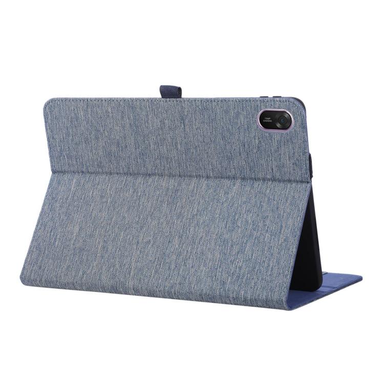 For Huawei MatePad 11.5 S 2025 Fabric Texture Horizontal Flip Leather Tablet Case with Hand Strap
