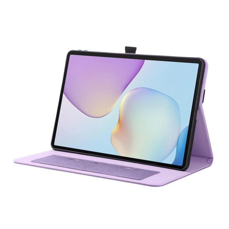 For Huawei MatePad 11.5 S 2025 Fabric Texture Horizontal Flip Leather Tablet Case with Hand Strap