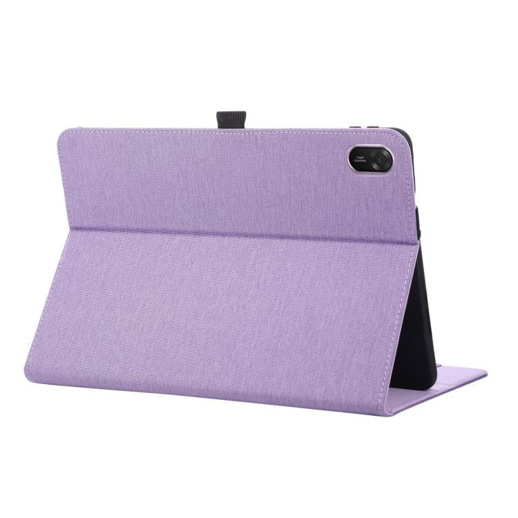 For Huawei MatePad 11.5 S 2025 Fabric Texture Horizontal Flip Leather Tablet Case with Hand Strap