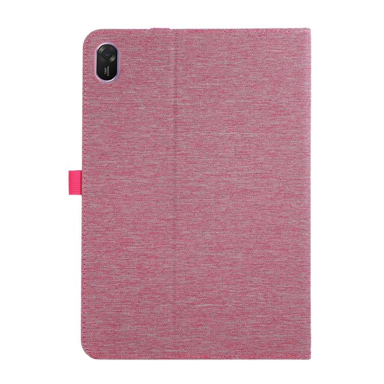For Huawei MatePad 11.5 S 2025 Fabric Texture Horizontal Flip Leather Tablet Case with Hand Strap