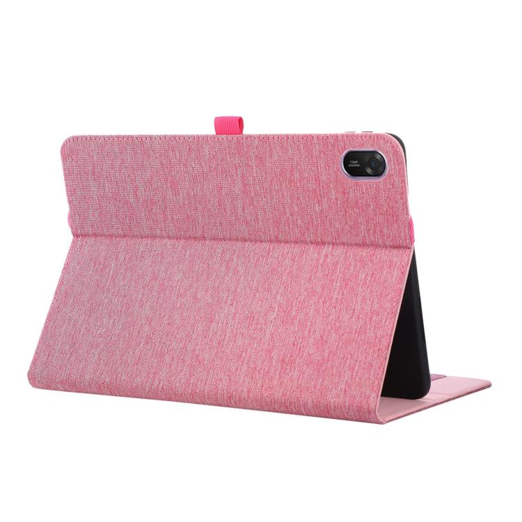 For Huawei MatePad 11.5 S 2025 Fabric Texture Horizontal Flip Leather Tablet Case with Hand Strap