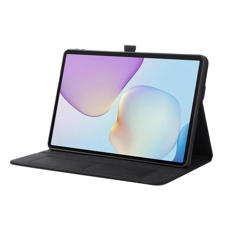 For Huawei MatePad 11.5 S 2025 Fabric Texture Horizontal Flip Leather Tablet Case with Hand Strap