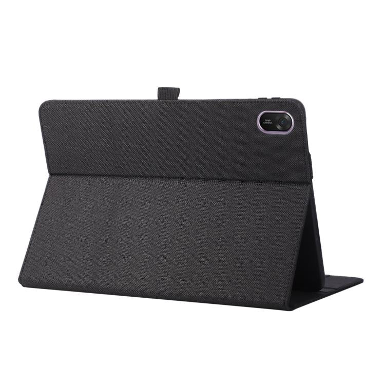 For Huawei MatePad 11.5 S 2025 Fabric Texture Horizontal Flip Leather Tablet Case with Hand Strap