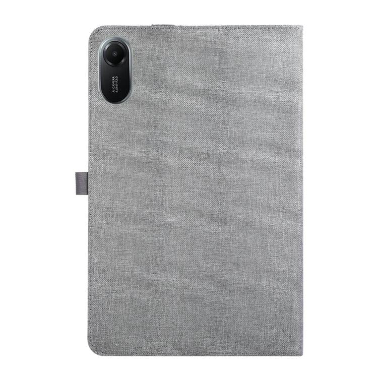 For Xiaomi Redmi Pad 2 Pro 12.1 Fabric Texture Horizontal Flip Leather Tablet Case with Hand Strap