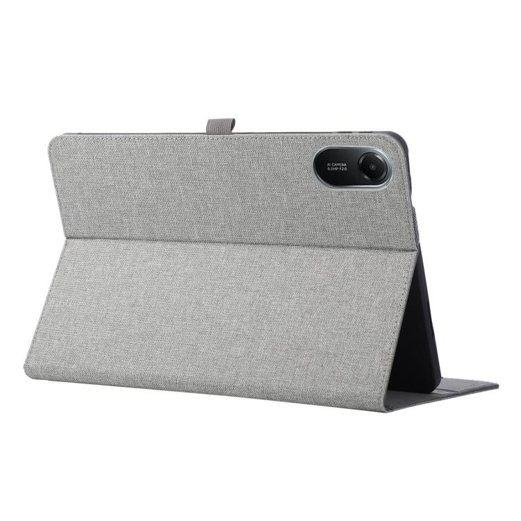 For Xiaomi Redmi Pad 2 Pro 12.1 Fabric Texture Horizontal Flip Leather Tablet Case with Hand Strap