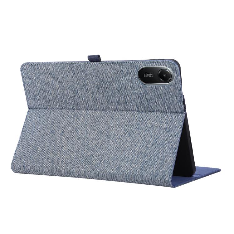 For Xiaomi Redmi Pad 2 Pro 12.1 Fabric Texture Horizontal Flip Leather Tablet Case with Hand Strap