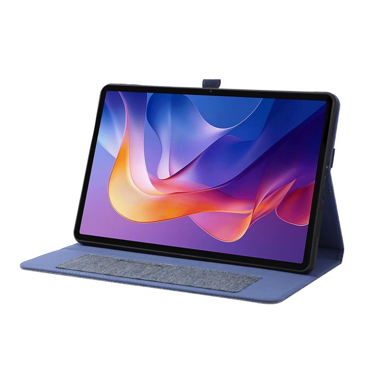 For Xiaomi Redmi Pad 2 Pro 12.1 Fabric Texture Horizontal Flip Leather Tablet Case with Hand Strap