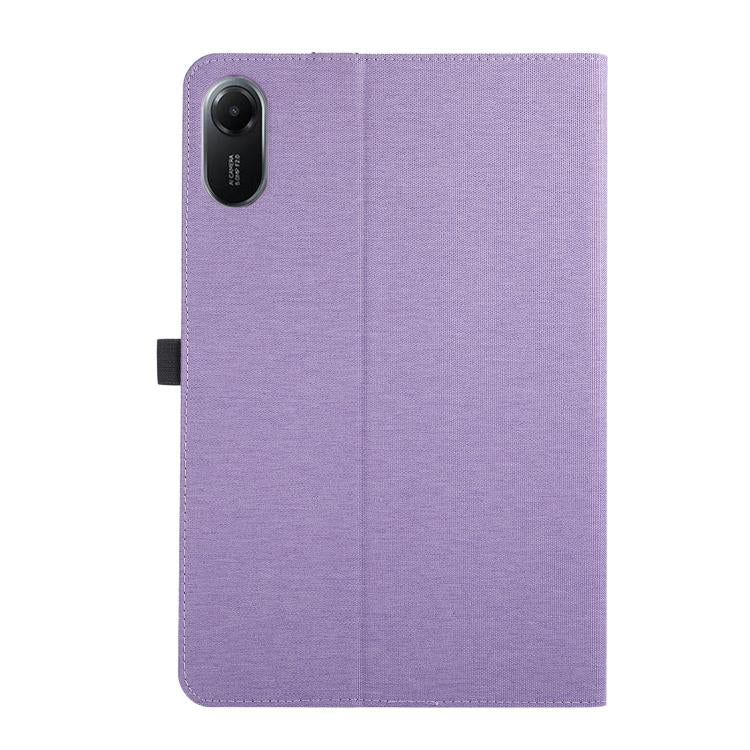 For Xiaomi Redmi Pad 2 Pro 12.1 Fabric Texture Horizontal Flip Leather Tablet Case with Hand Strap