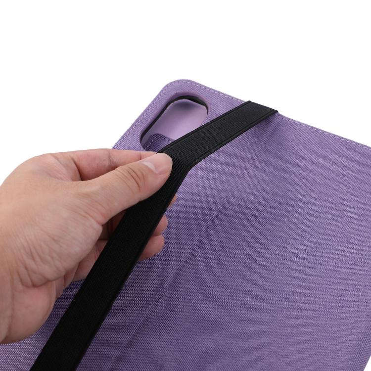 For Xiaomi Redmi Pad 2 Pro 12.1 Fabric Texture Horizontal Flip Leather Tablet Case with Hand Strap