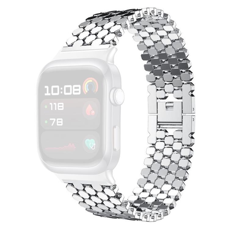 For Huawei Watch D2 xDfind Fish Scale Texture Metal Watch Band