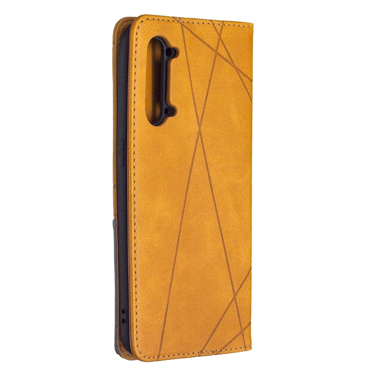 For OPPO Find X2 Lite Rhombus Texture Horizontal Flip Magnetic Leather Case with Holder & Card Slots & Wallet