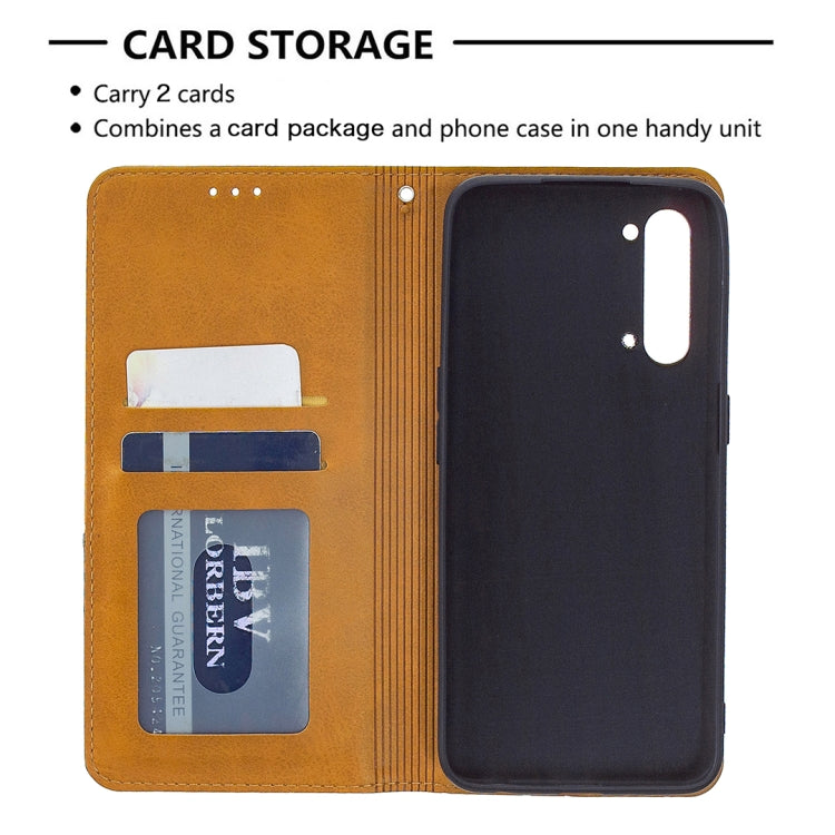 For OPPO Find X2 Lite Rhombus Texture Horizontal Flip Magnetic Leather Case with Holder & Card Slots & Wallet