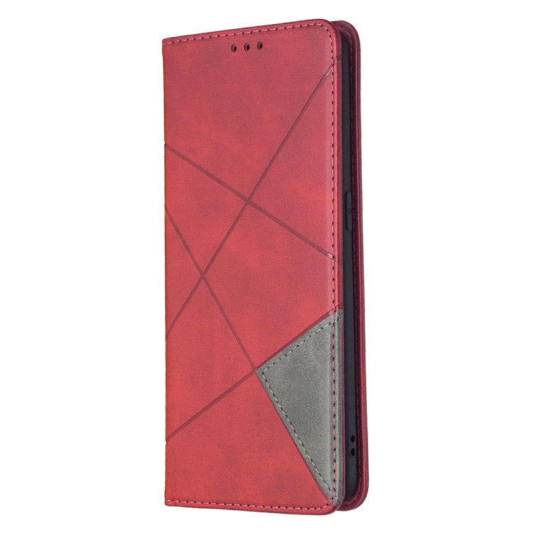 For OPPO Find X2 Lite Rhombus Texture Horizontal Flip Magnetic Leather Case with Holder & Card Slots & Wallet
