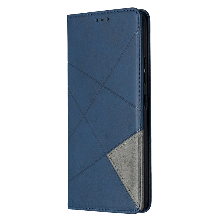 For Samsung Galaxy A42 5G Rhombus Texture Horizontal Flip Magnetic Leather Case with Holder & Card Slots & Wallet