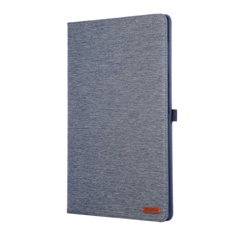 For Samsung Galaxy Tab S11 Ultra Fabric Texture Horizontal Flip Leather Tablet Case with Hand Strap