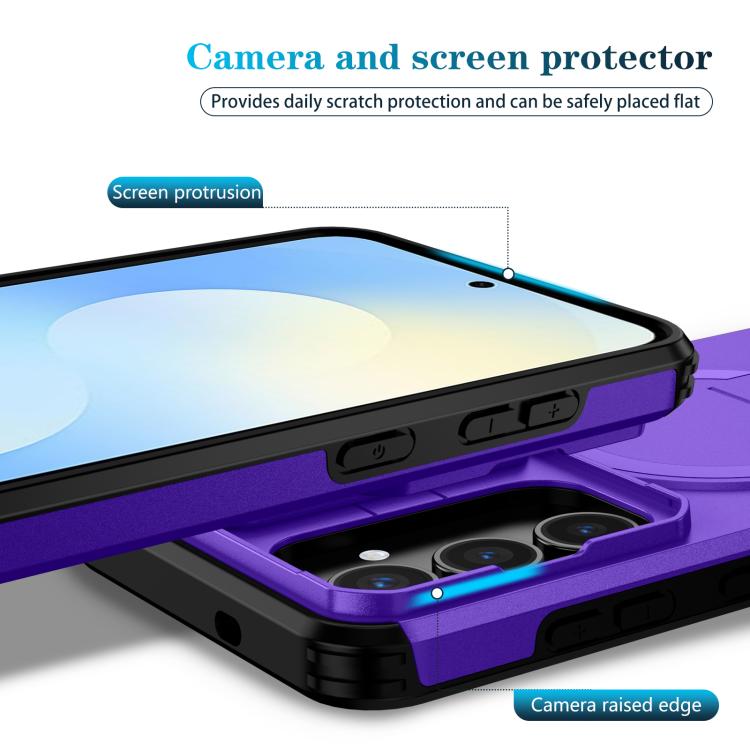 For Samsung Galaxy S25 FE 5G Sliding Camshield MagSafe Holder Phone Case