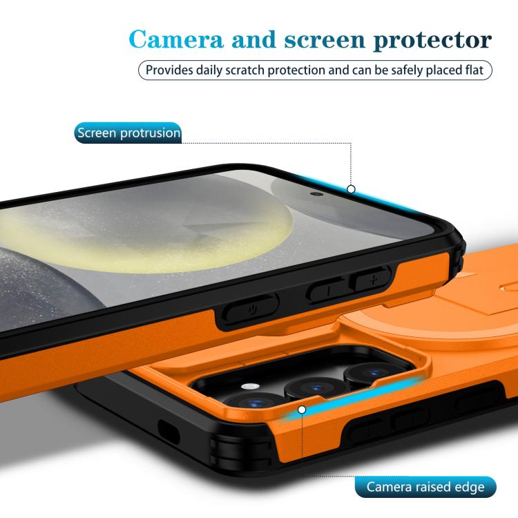 For Samsung Galaxy S25 / S24 5G Sliding Camshield MagSafe Holder Phone Case