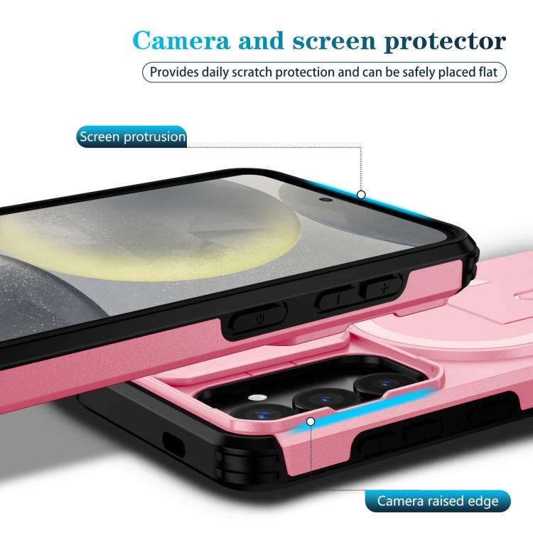 For Samsung Galaxy S25 / S24 5G Sliding Camshield MagSafe Holder Phone Case