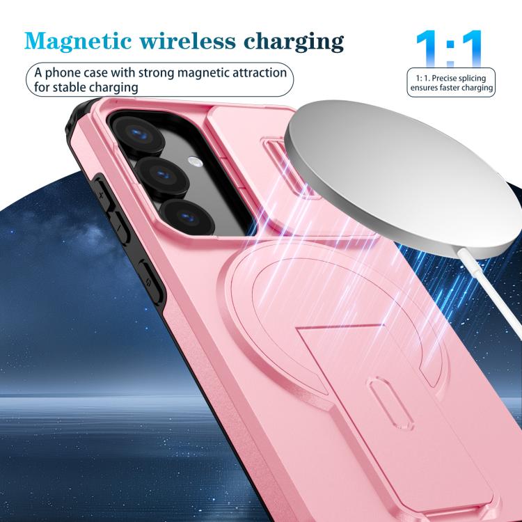 For Samsung Galaxy S25 / S24 5G Sliding Camshield MagSafe Holder Phone Case