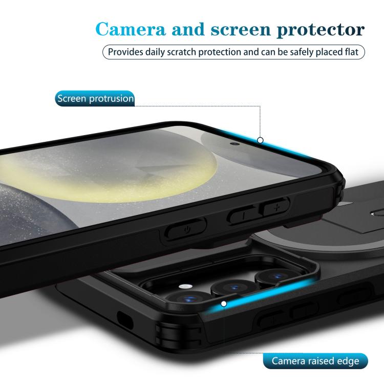 For Samsung Galaxy S25 / S24 5G Sliding Camshield MagSafe Holder Phone Case