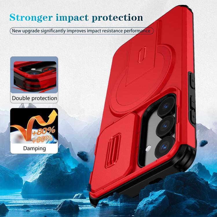 For Samsung Galaxy S25 / S24 5G Sliding Camshield MagSafe Holder Phone Case