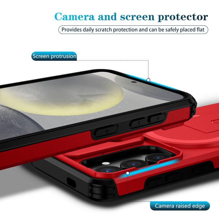 For Samsung Galaxy S25 / S24 5G Sliding Camshield MagSafe Holder Phone Case