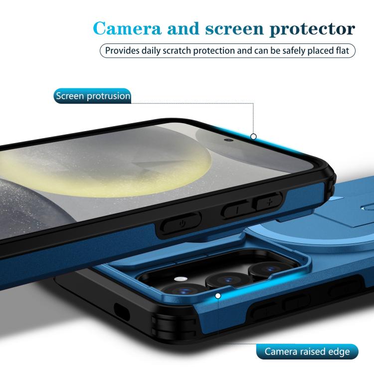For Samsung Galaxy S25 / S24 5G Sliding Camshield MagSafe Holder Phone Case