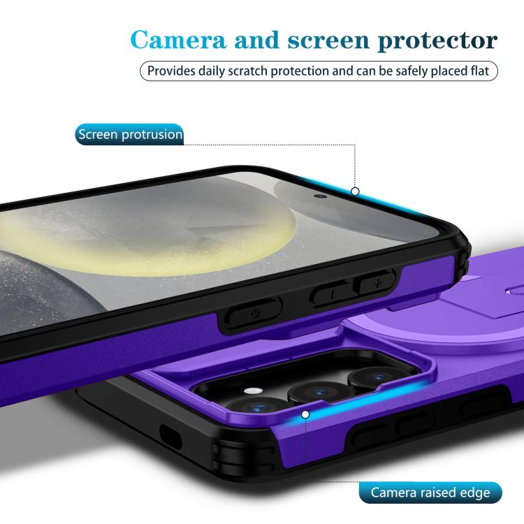 For Samsung Galaxy S25 / S24 5G Sliding Camshield MagSafe Holder Phone Case