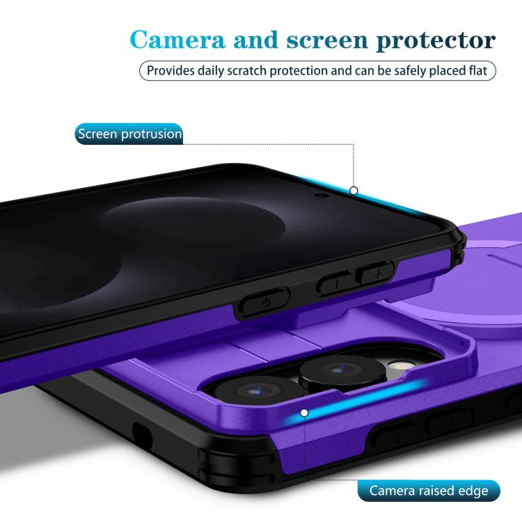 For Samsung Galaxy S25 Edge 5G Sliding Camshield MagSafe Holder Phone Case
