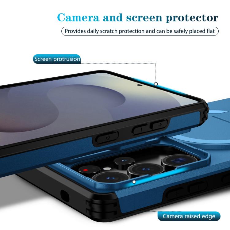 For Samsung Galaxy S25 Ultra 5G Sliding Camshield MagSafe Holder Phone Case