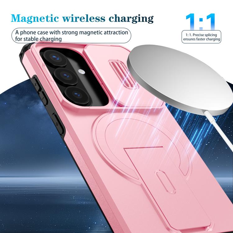For Samsung Galaxy S26 5G Sliding Camshield MagSafe Holder Phone Case