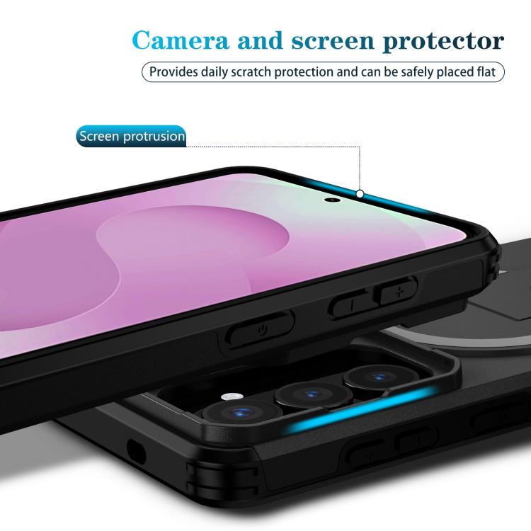 For Samsung Galaxy S26 5G Sliding Camshield MagSafe Holder Phone Case