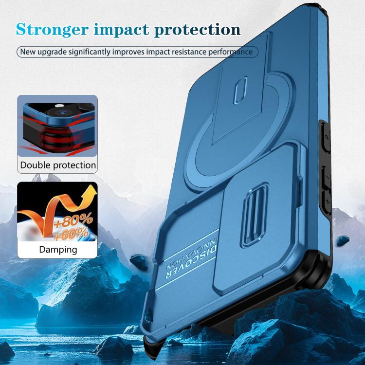 For Samsung Galaxy S26 5G Sliding Camshield MagSafe Holder Phone Case