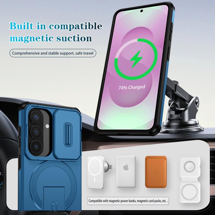 For Samsung Galaxy S26 5G Sliding Camshield MagSafe Holder Phone Case