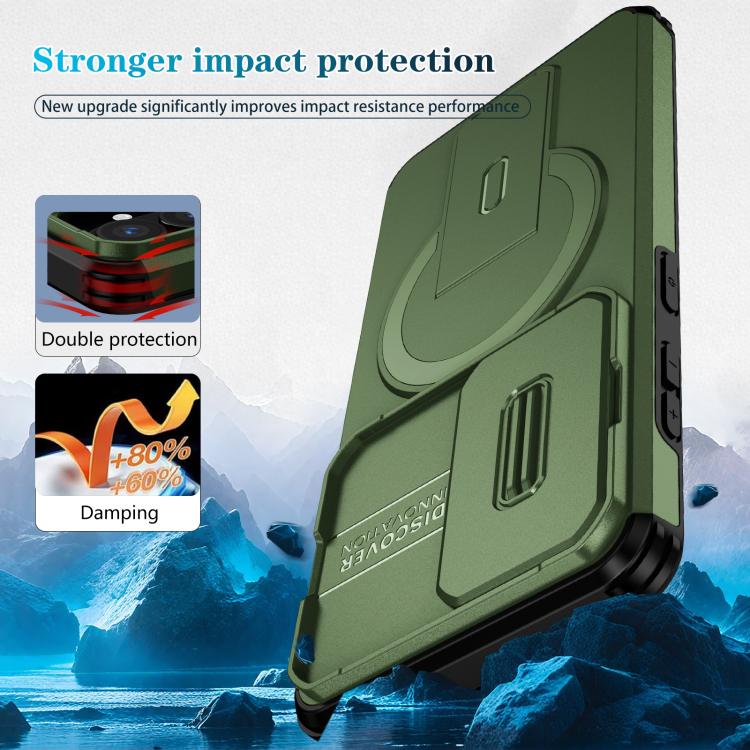 For Samsung Galaxy S26 5G Sliding Camshield MagSafe Holder Phone Case