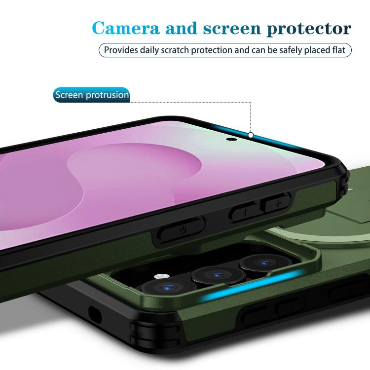 For Samsung Galaxy S26 5G Sliding Camshield MagSafe Holder Phone Case